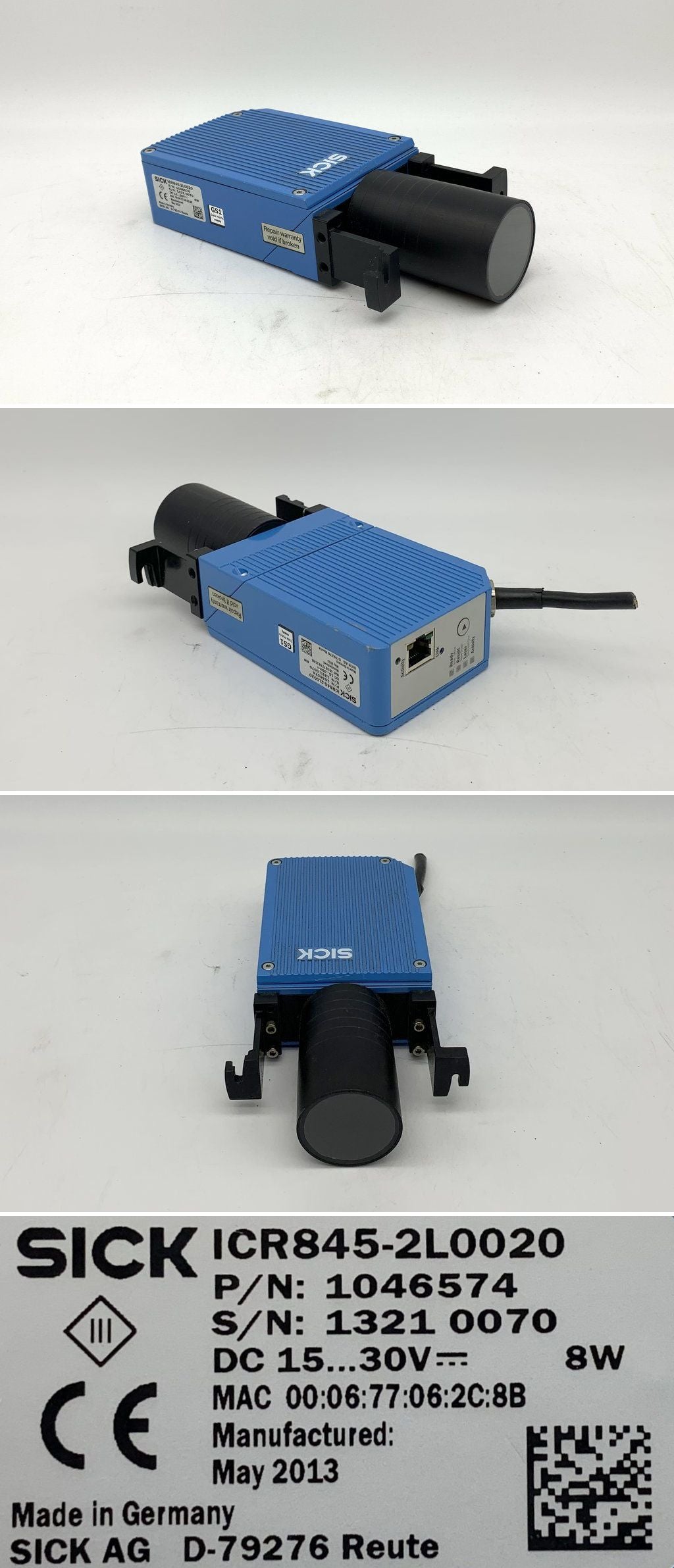 LK2054 Kamerabasierte Codeleser Sick ICR845-2L0020 1046574