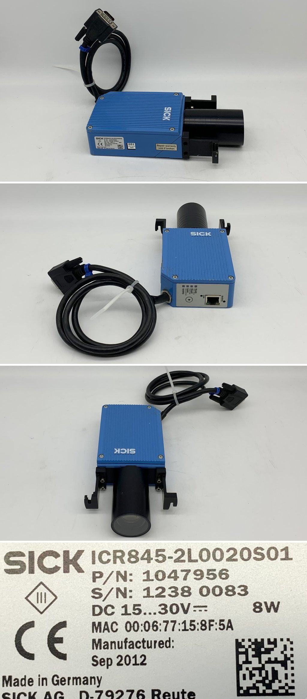 LK2055 Kamerabasierte Codeleser Sick ICR845-2L0020S01 1047956