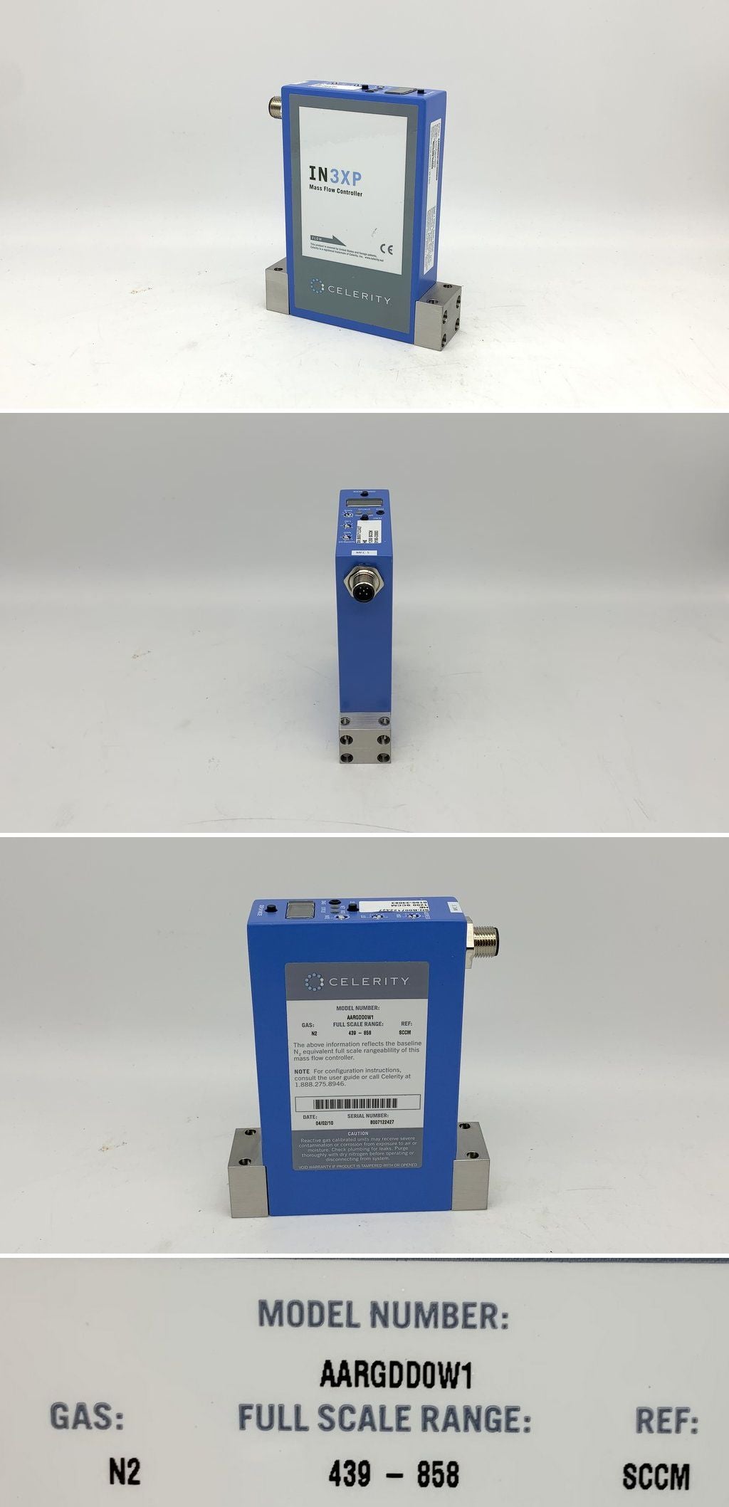 LK2100 Massenflussregler Mass Flow Controller Celerity AARGDD0W1