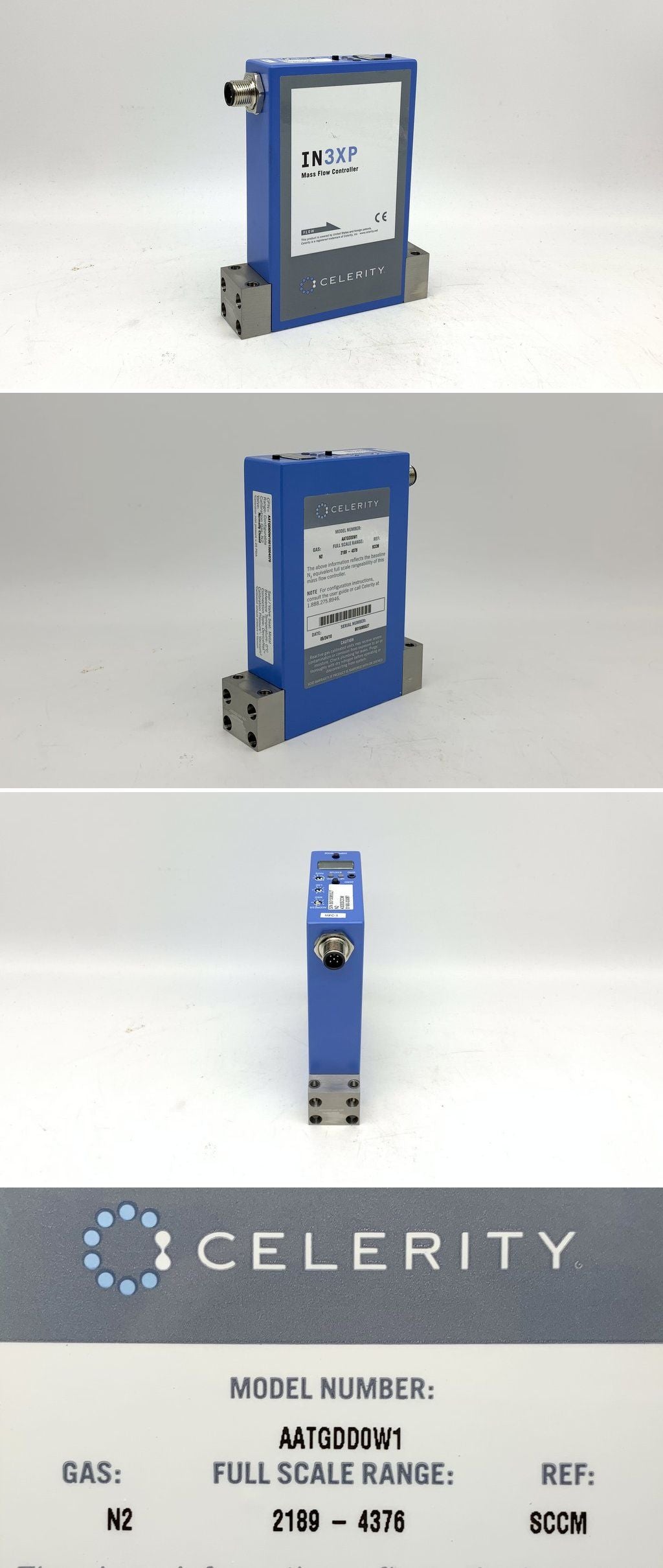 LK2101 Massenflussregler Mass Flow Controller Celerity AATGDD0W1