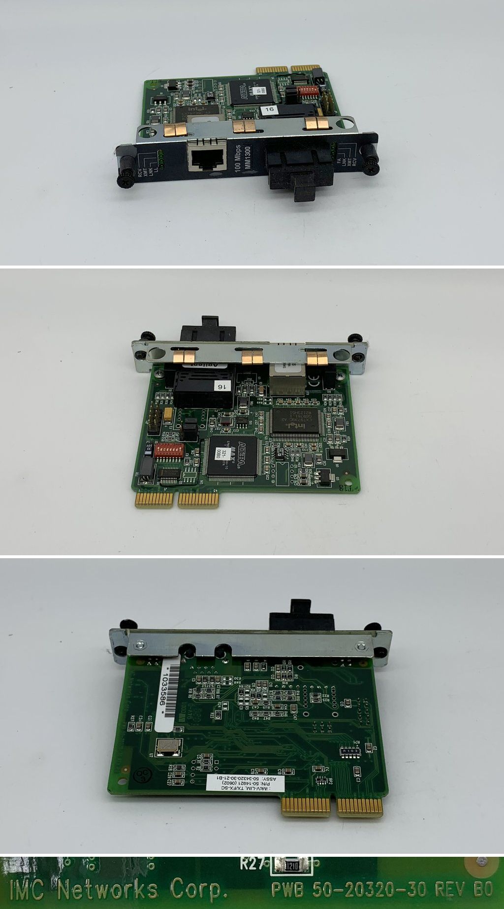 LK2125 Platine IMC Networks PWB 50-20320-30 iMcV-LIM TX/FX-SC