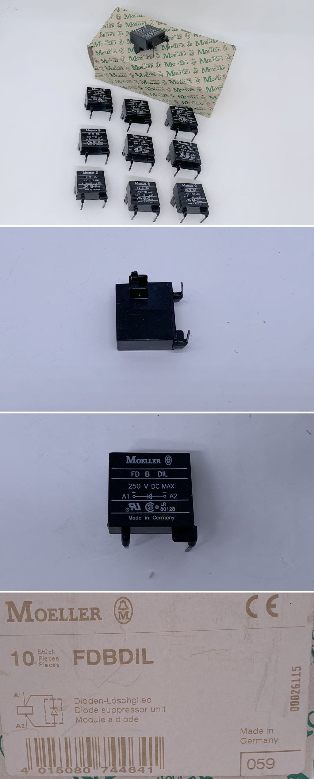 LK2183 Posten 10 Stück Dioden-Löschglied Moeller FDBDIL