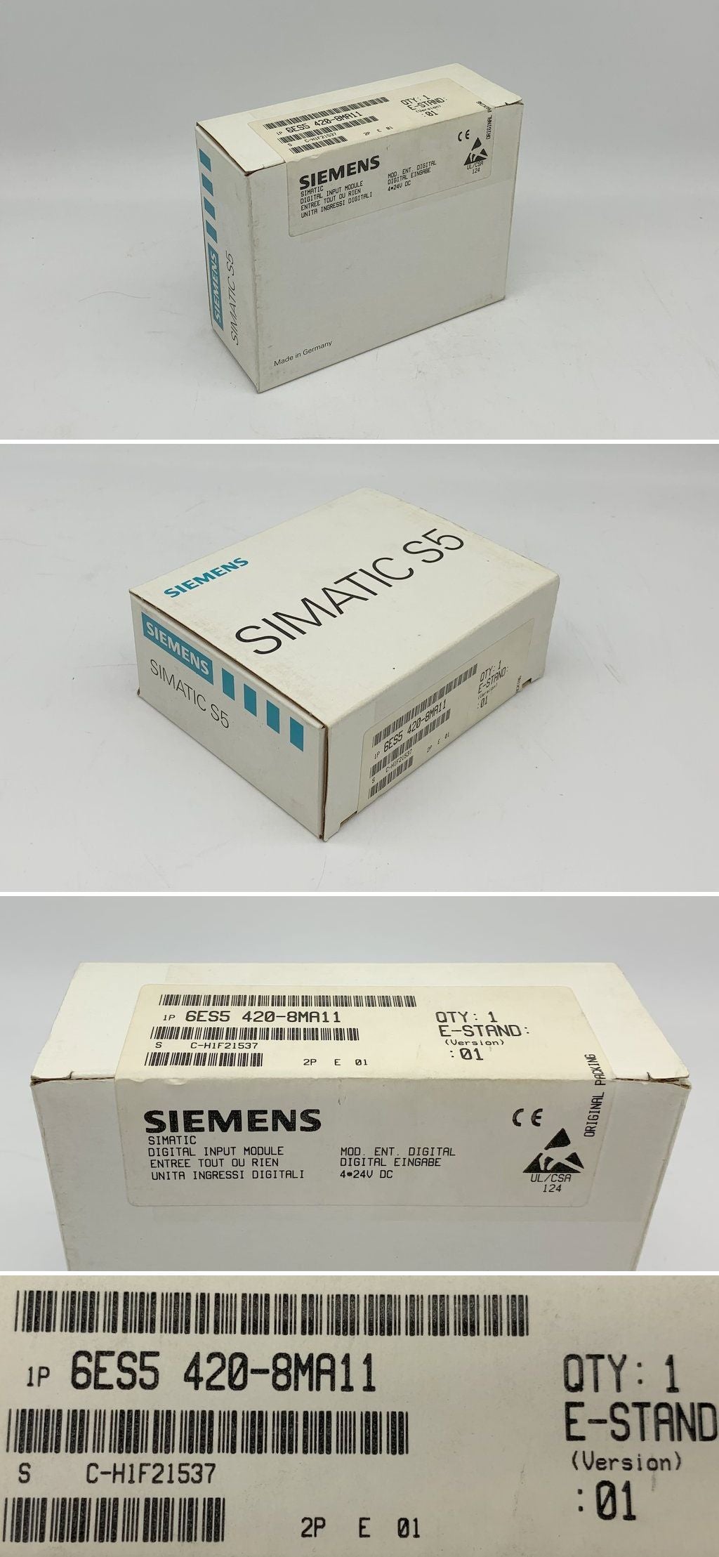 LK2228 Digital Input Module Siemens 6ES5420-8MA11 E01 versiegelt