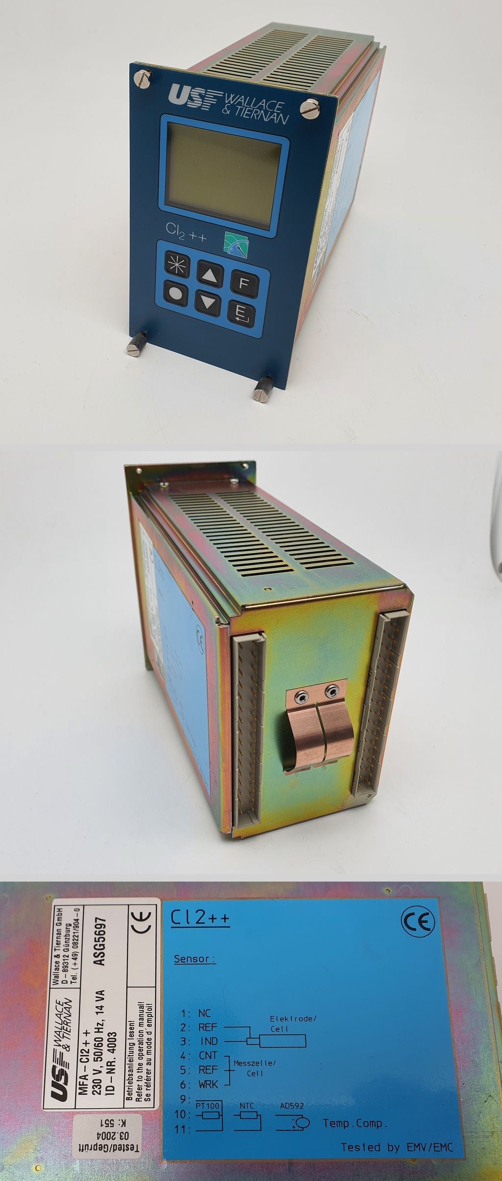 LK2299 Dosiersteuerung Einschub Wallace Tiernan MFA-CL2 ++ ASG5697