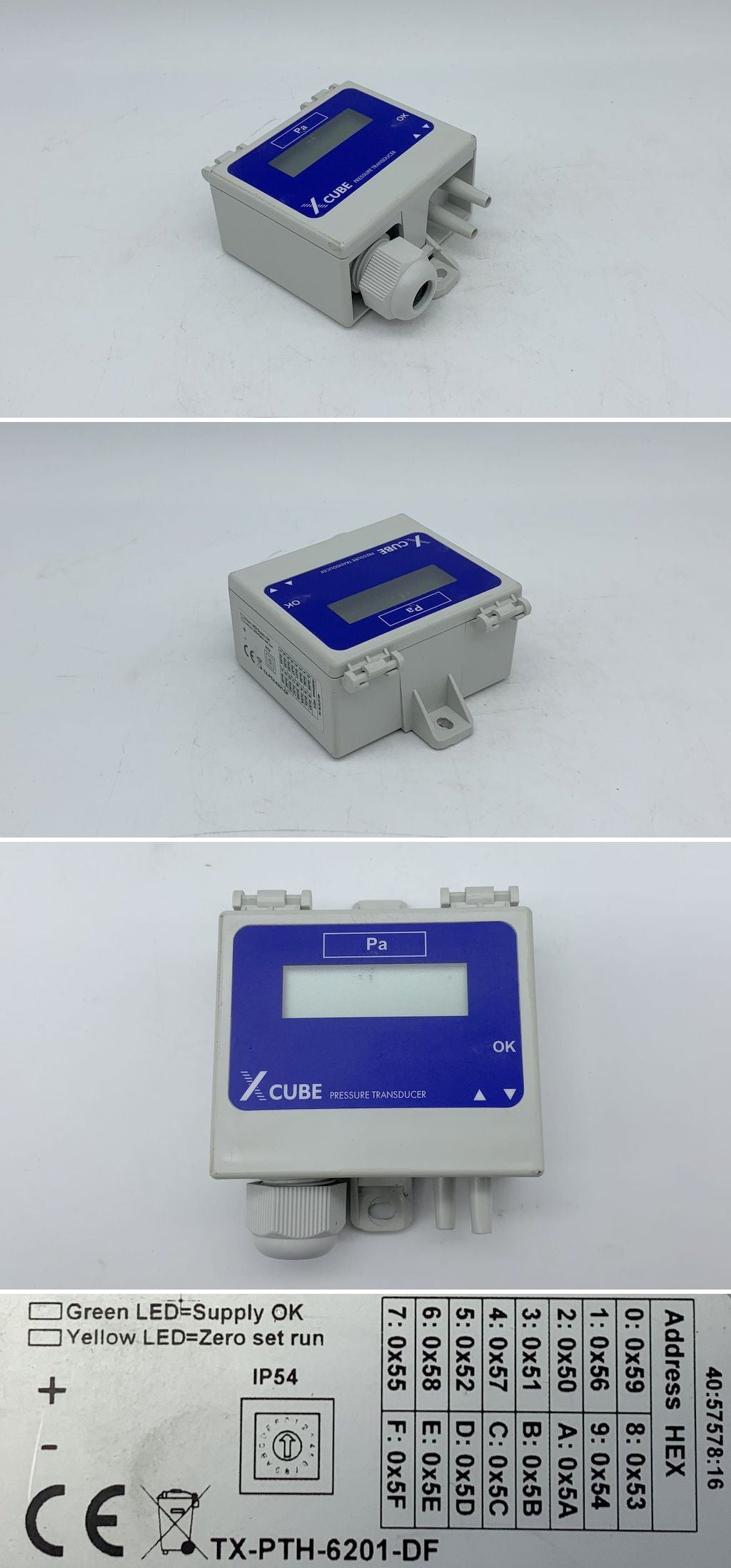 LK2334 Druckwandler Trox XCube TX-PTH-6201-DF 40:57578:16