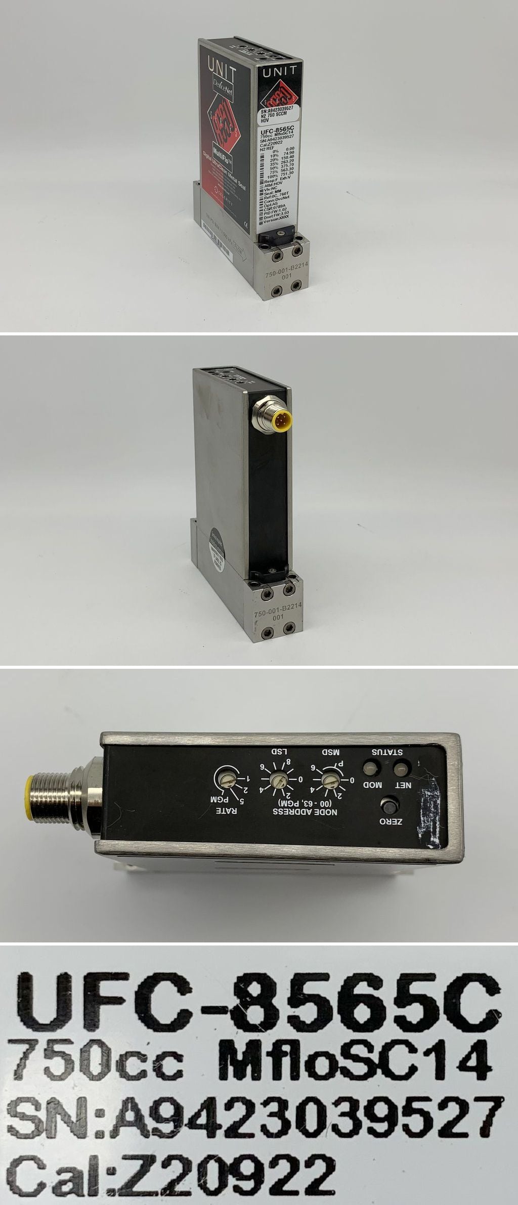 LK2343 Massenflussregler Mass Flow Controller Unit UFC-8565C 750SCCM