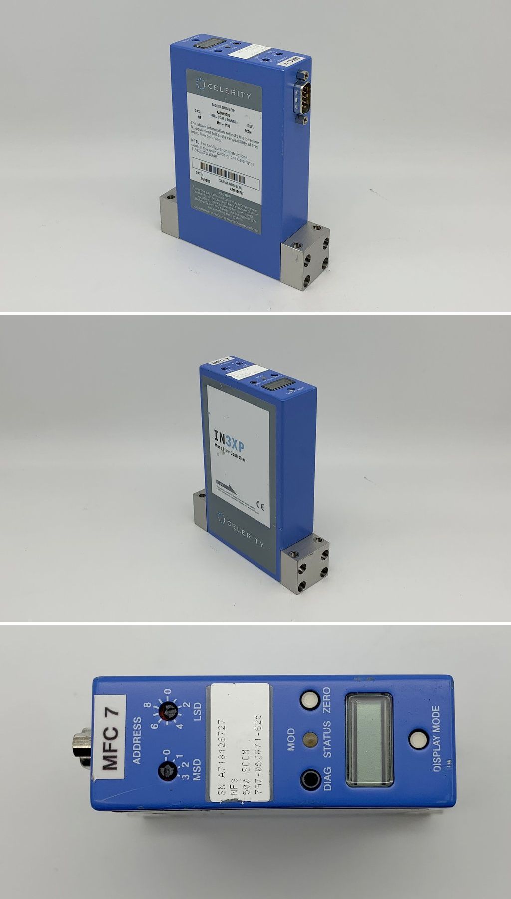 LK2344 Massenflussregler Mass Flow Controller AASGN9008 IN3XP