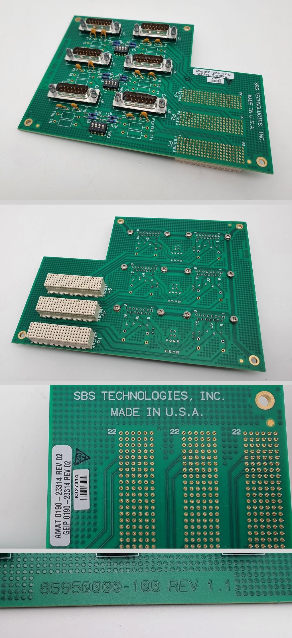 LK2352 SBS Technologies 85950000-100 Rev 1.1 Amat 0190-23314 Rev 02