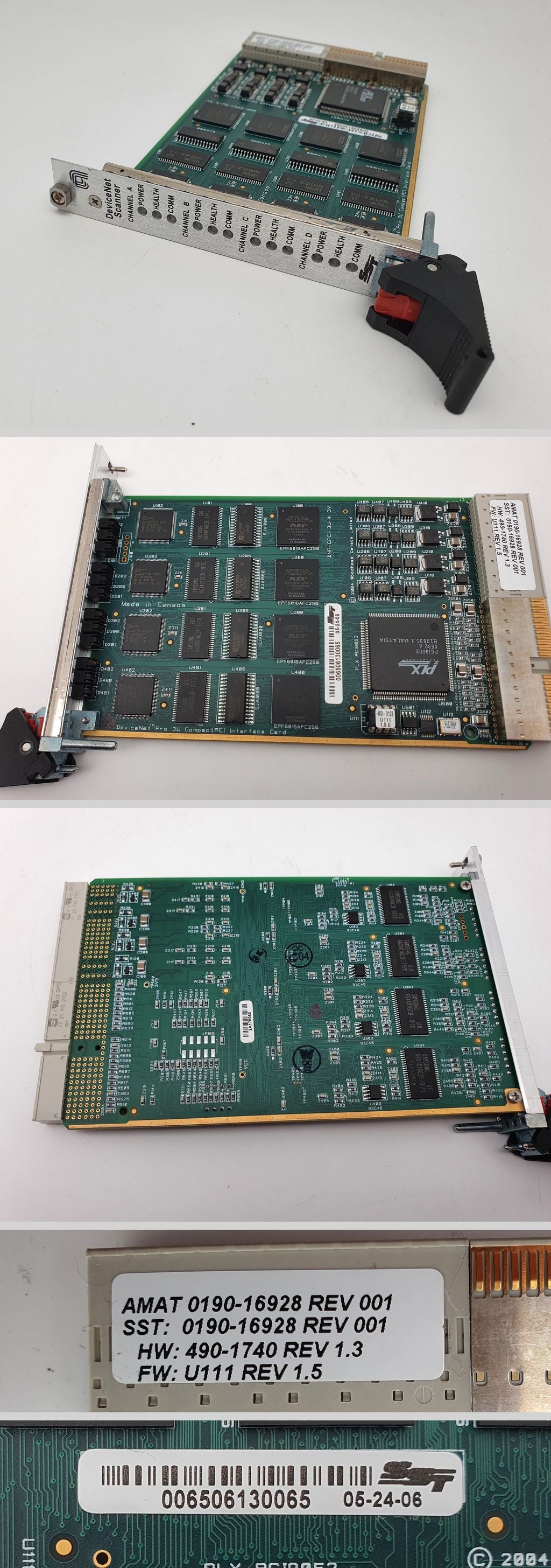 LK2353 Devicenet Scanner Pro 3U PCI Applied Materials Amat 0190-16928 Rev 001