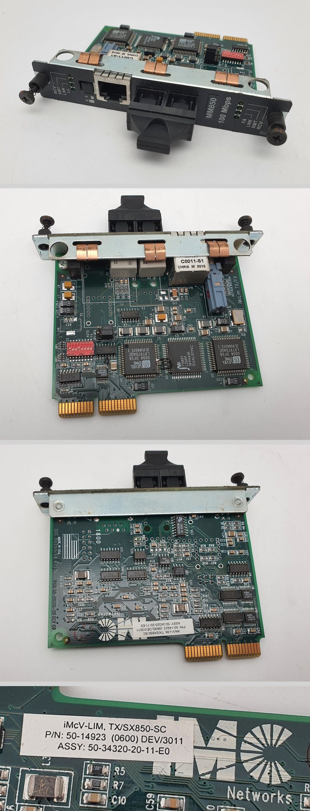 LK2365 Platine IMC Networks PWB 50-20320-20 iMcV-LIM TX/SX850-SC