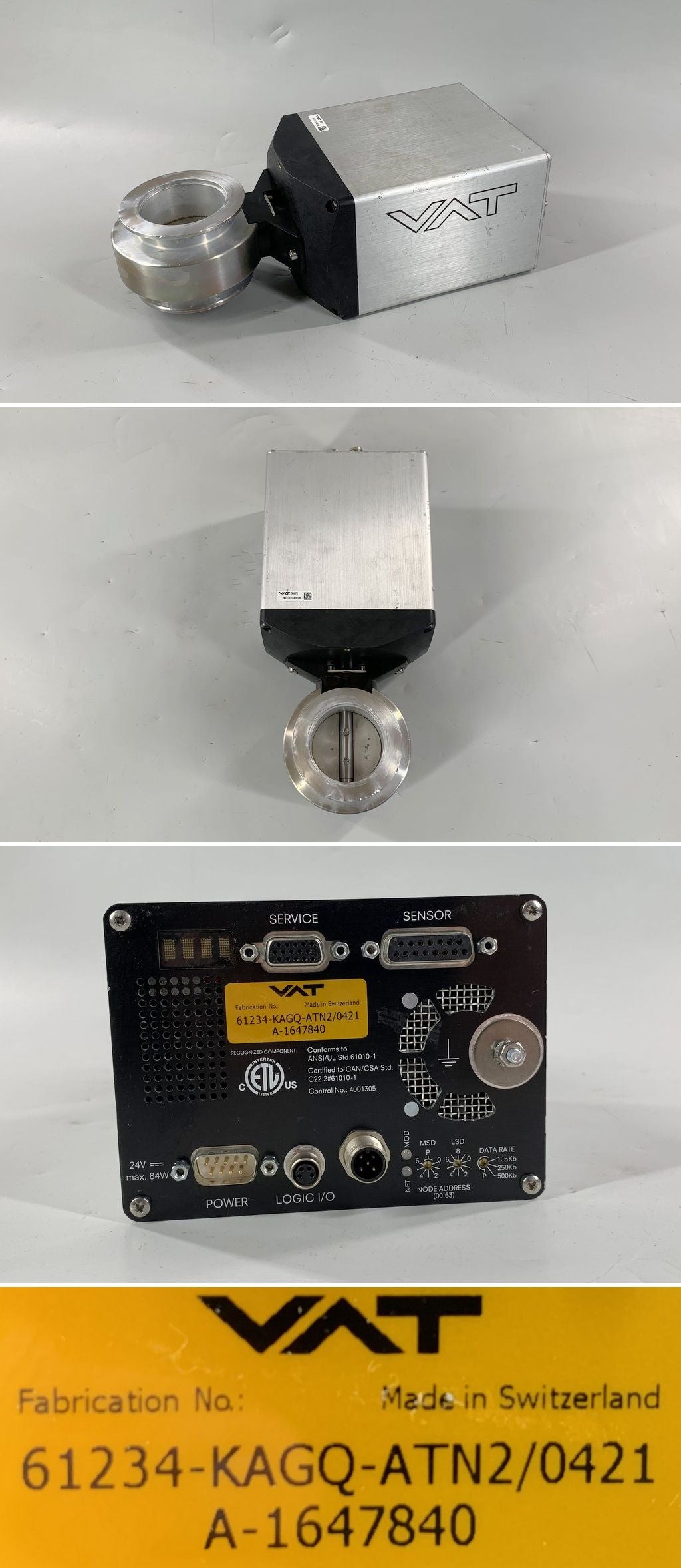 LK2402 Valve Control System VAT 61234-KAGQ-ATN2/0421 A-1647840