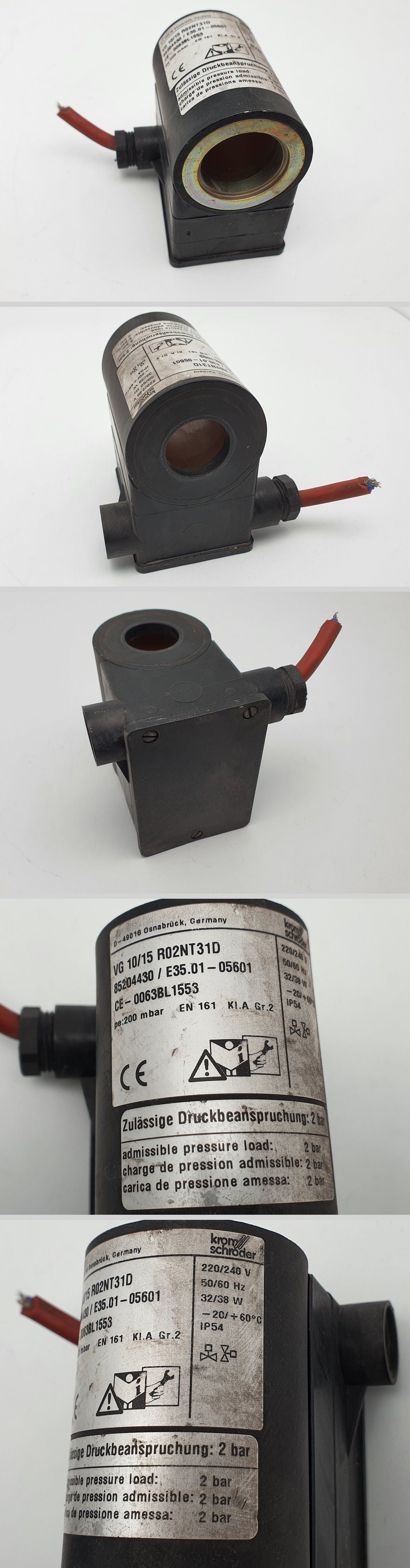 LK2486 Magnetventil Spule Kromschröder VG 10/15 R02NT31D 230V AC 32W