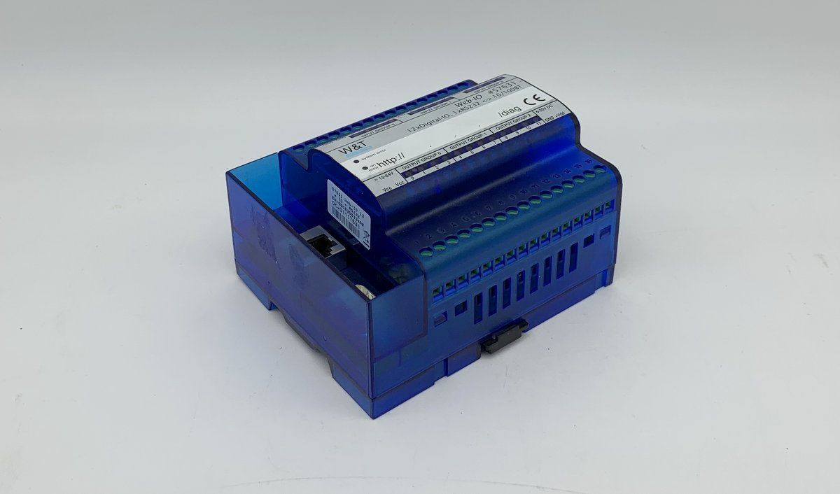 LK2505 Steuerungsmodul W&T 57631 Web-IO 12x Digital-IO RS232