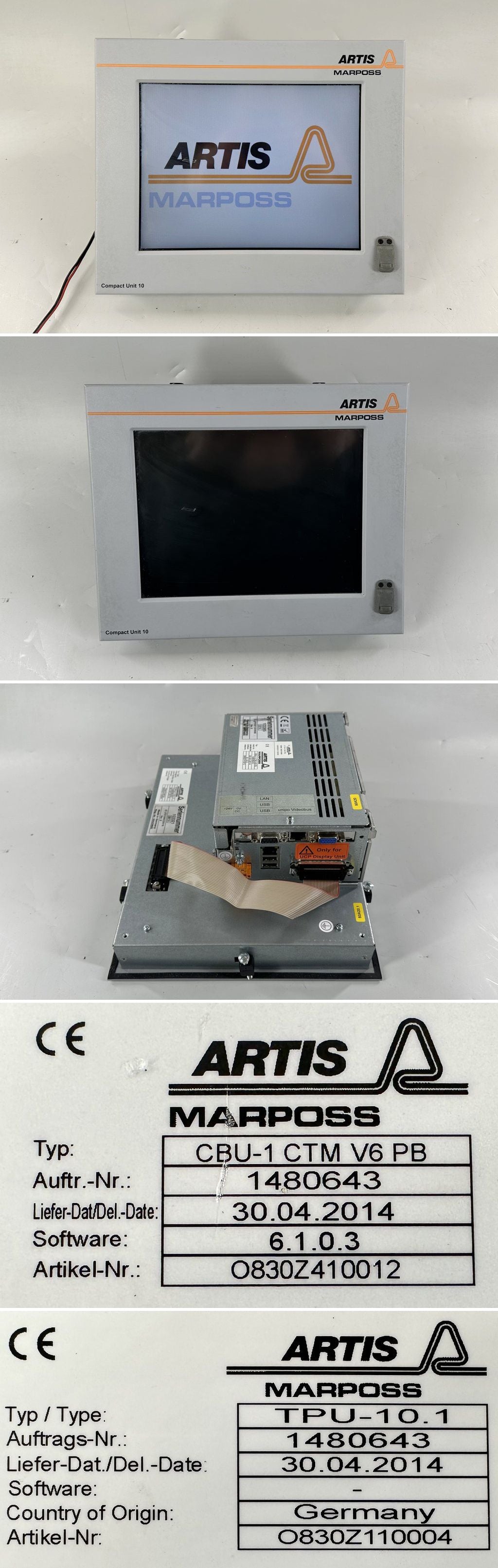 LK2536 Touchpanel Artis CBU-1 CTM V6 PB TPU-10.1