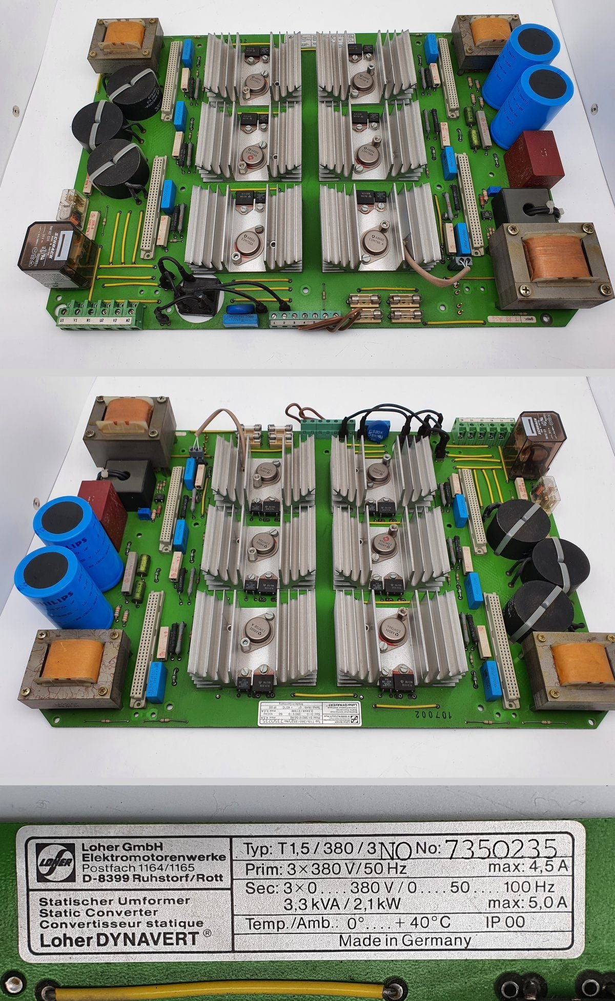 .LK2558 Inverter Circuit board Loher Dynavert T1,5/380 2,1KW