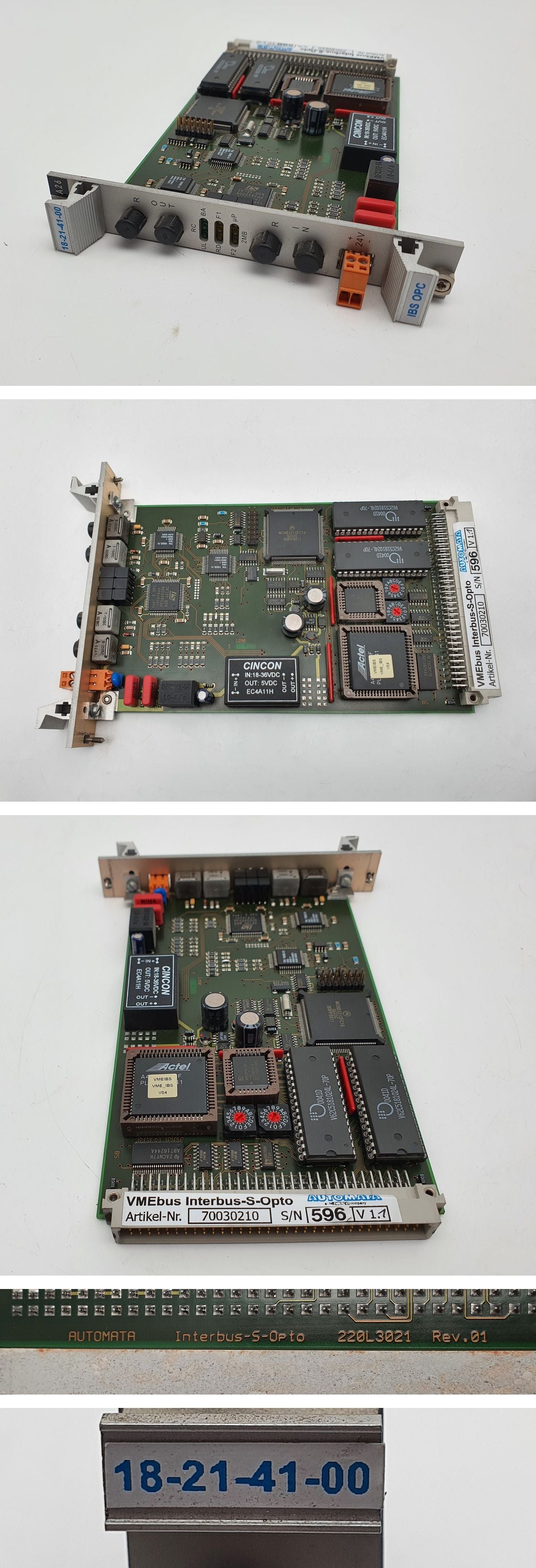 LK2565 Automata VMEbus Interbus-S-Opto 70030210 220L3021