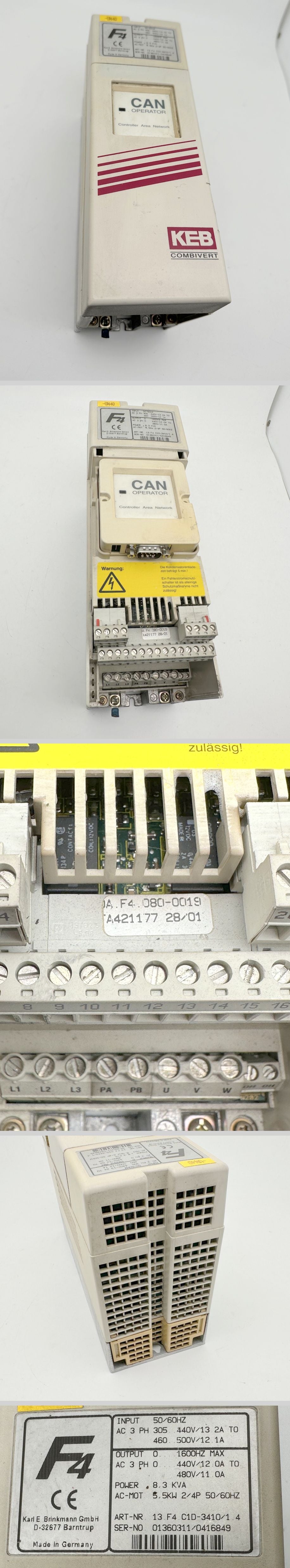 LK2584 Frequenzumrichter KEB 13.F4.C1D-3410 5,5KW