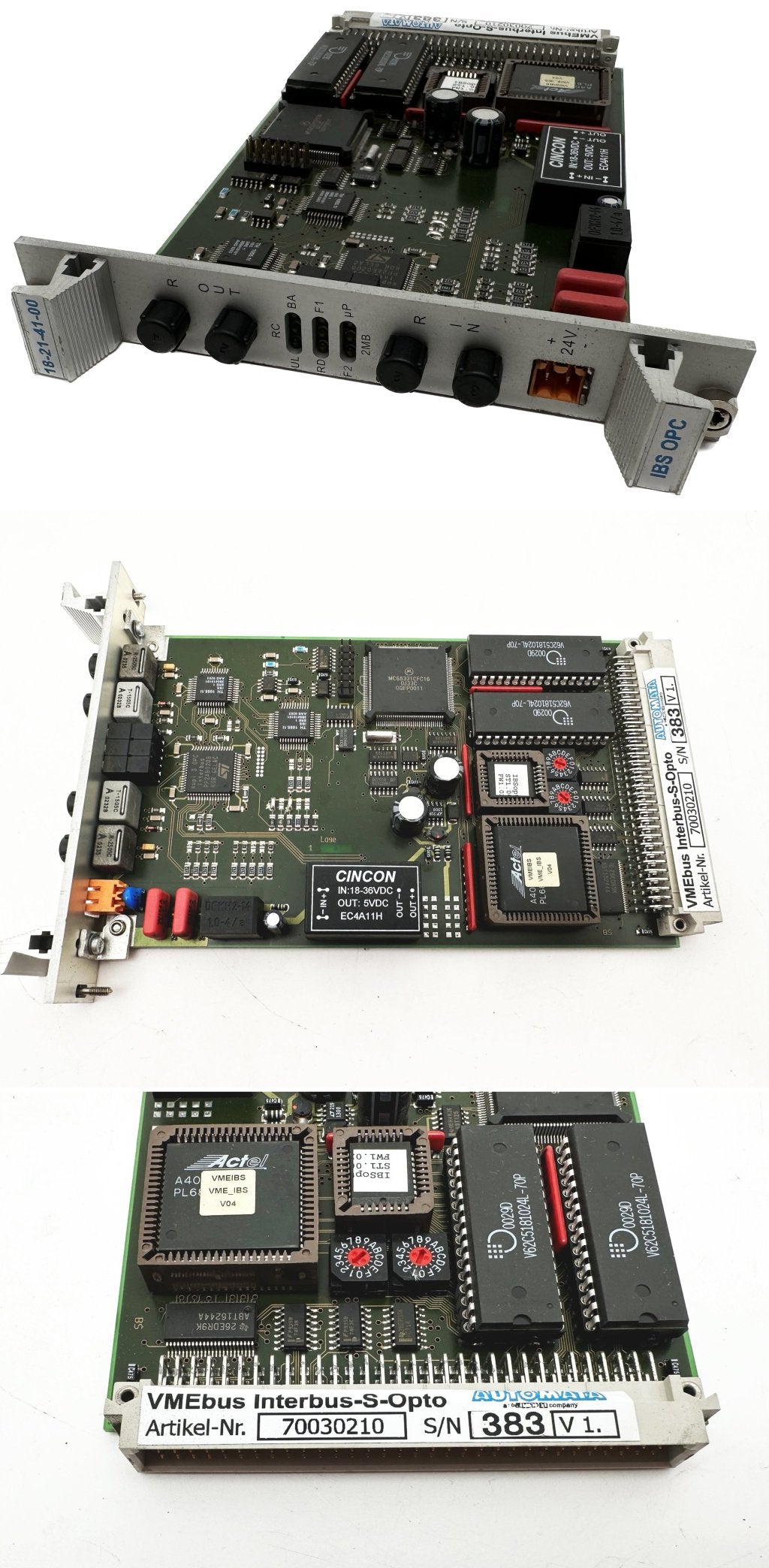 .LK2606 VMEbus Interbus-S-Opto Haas Laser IBS OPC 18-21-41-00 aus Trumpf HL4006D
