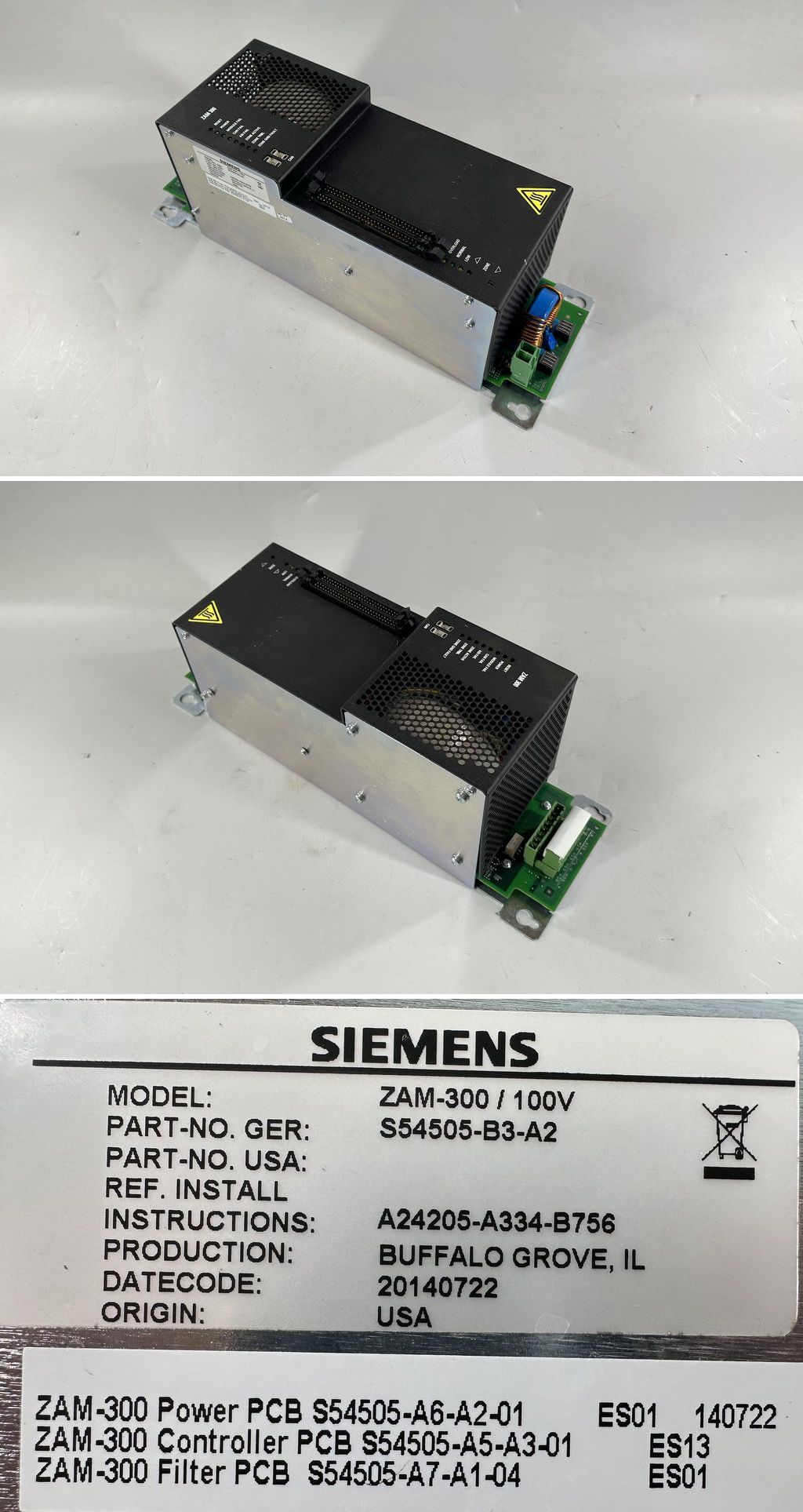 LK2672 Power Supply Siemens ZAM-300 / 100V