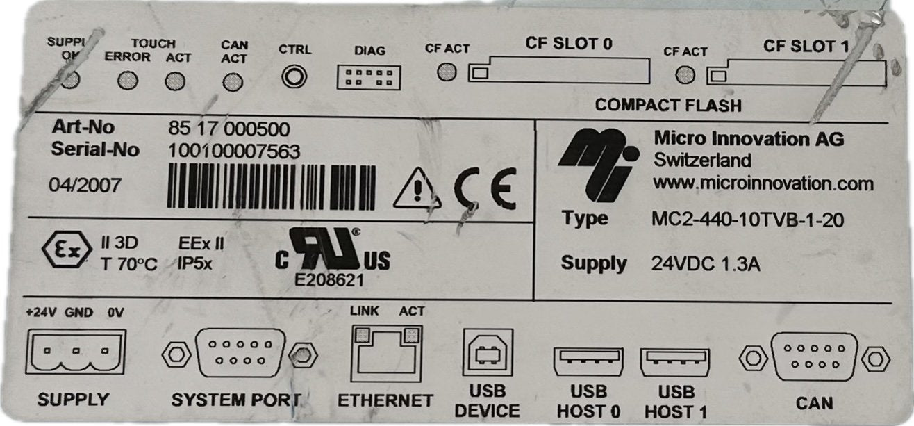 Micro Innovation MC2-440-10TVB-4