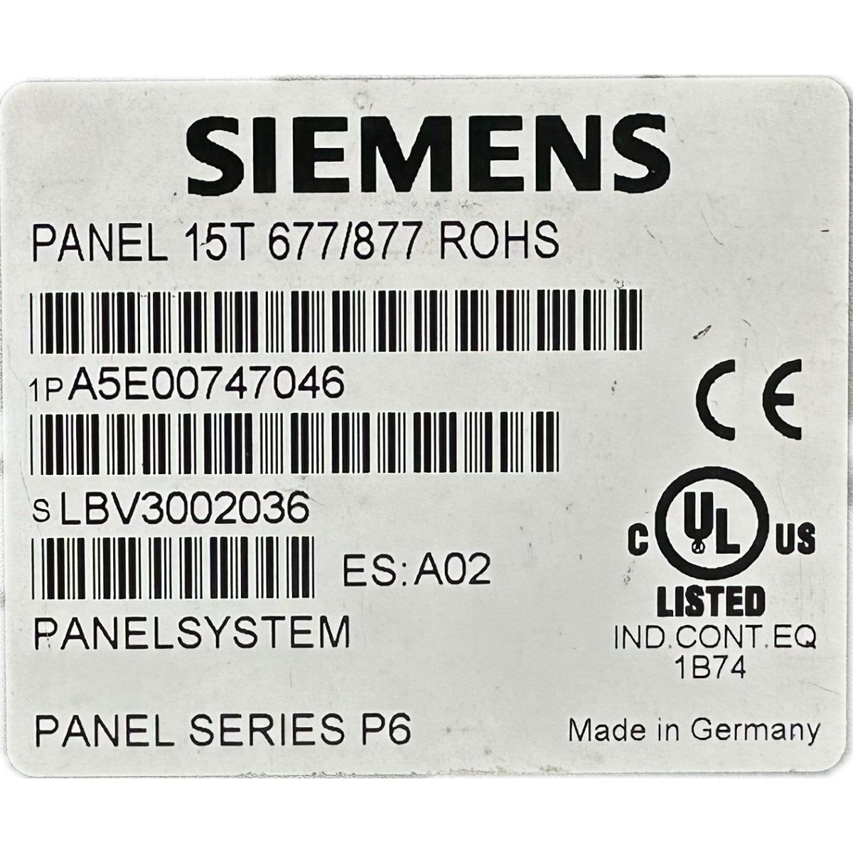 Siemens A5E00747046-4