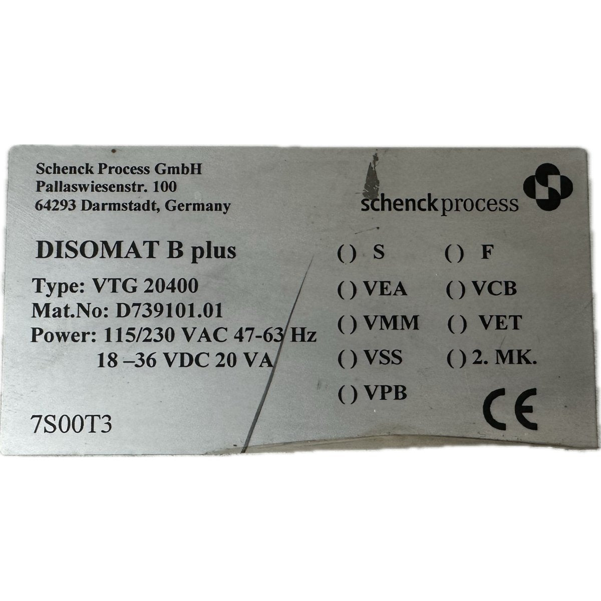 Schenck VTG 20400-4