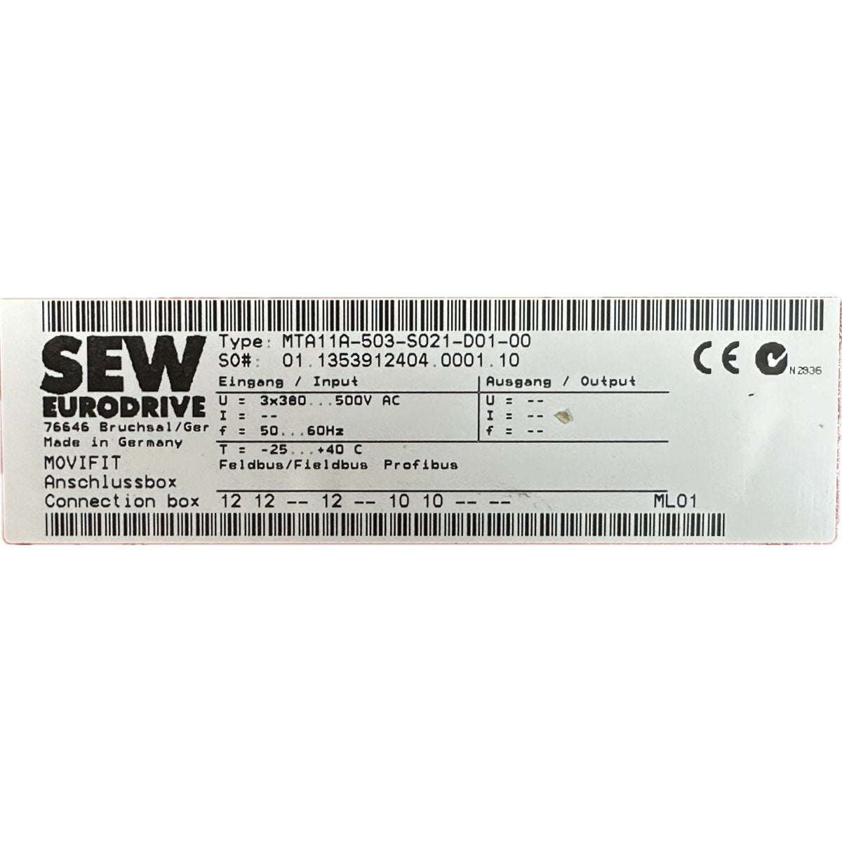 SEW MTA11A-503-S021-D01-00-4