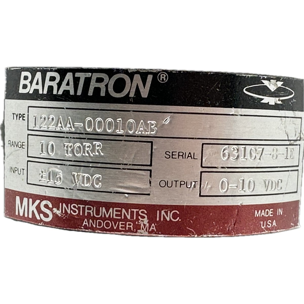 MKS 122AA-00010AB-S-4