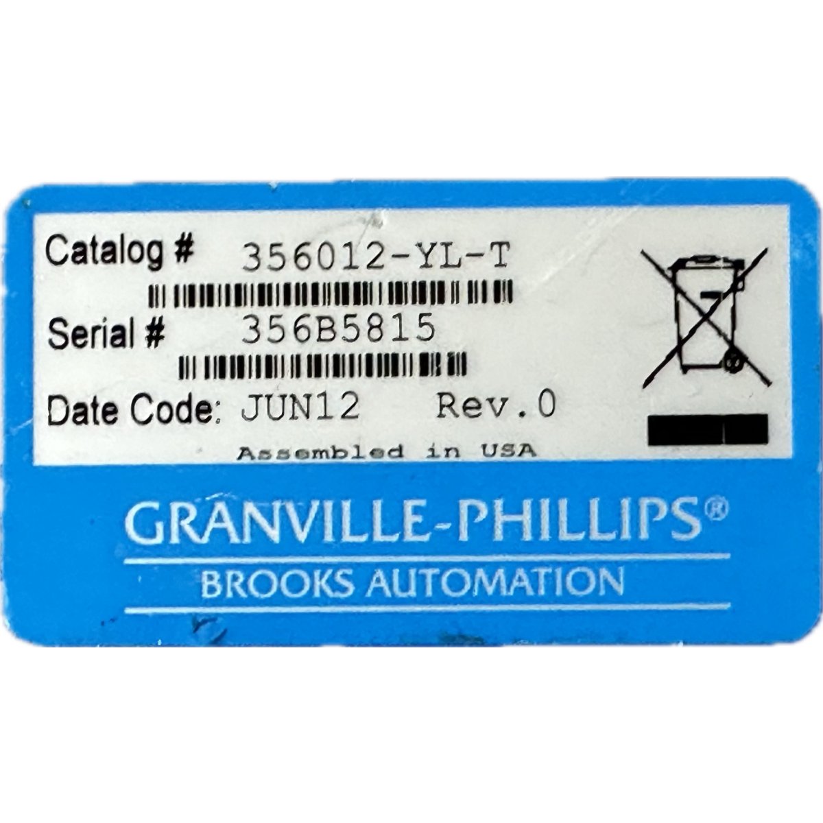 Granville-Phillips 356012-YL-T-4