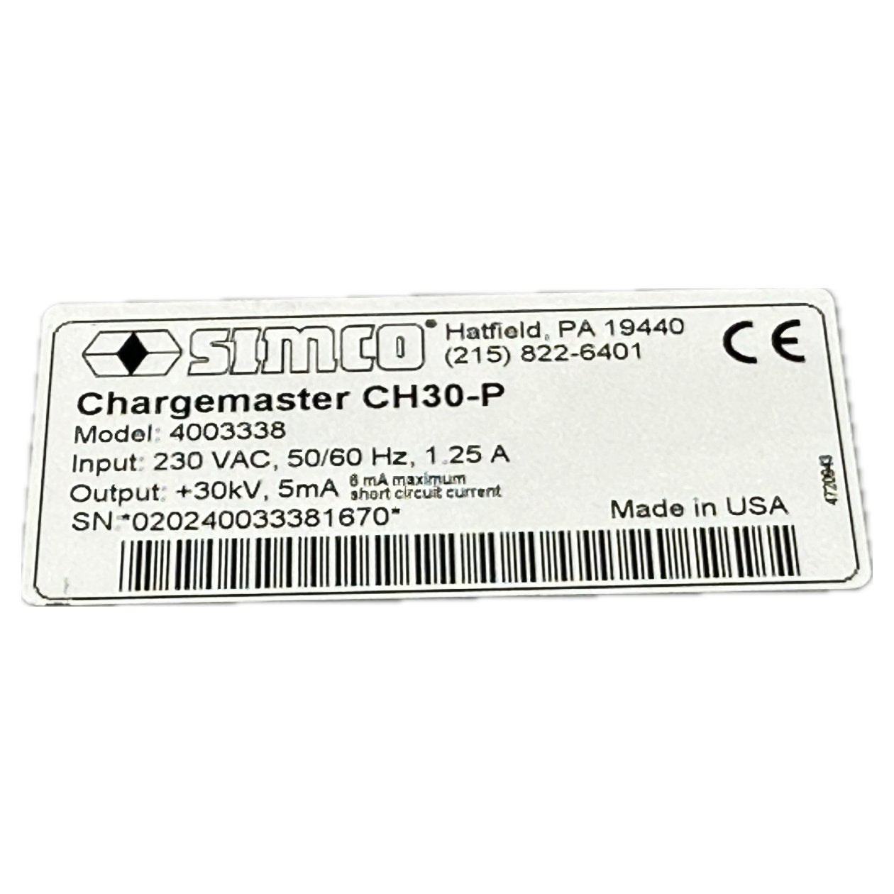 Simco Chargemaster CH30-P 4003337 Positiv_4