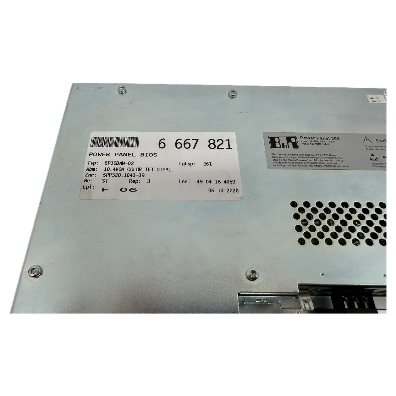 Power Panel 300 B&R 5PP320.1043-39 Rev.G0_5
