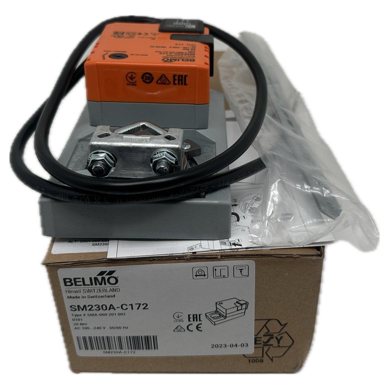 LK3684 Drehantrieb Stellantrieb Belimo SM230A-C172 SMA-060 20Nm