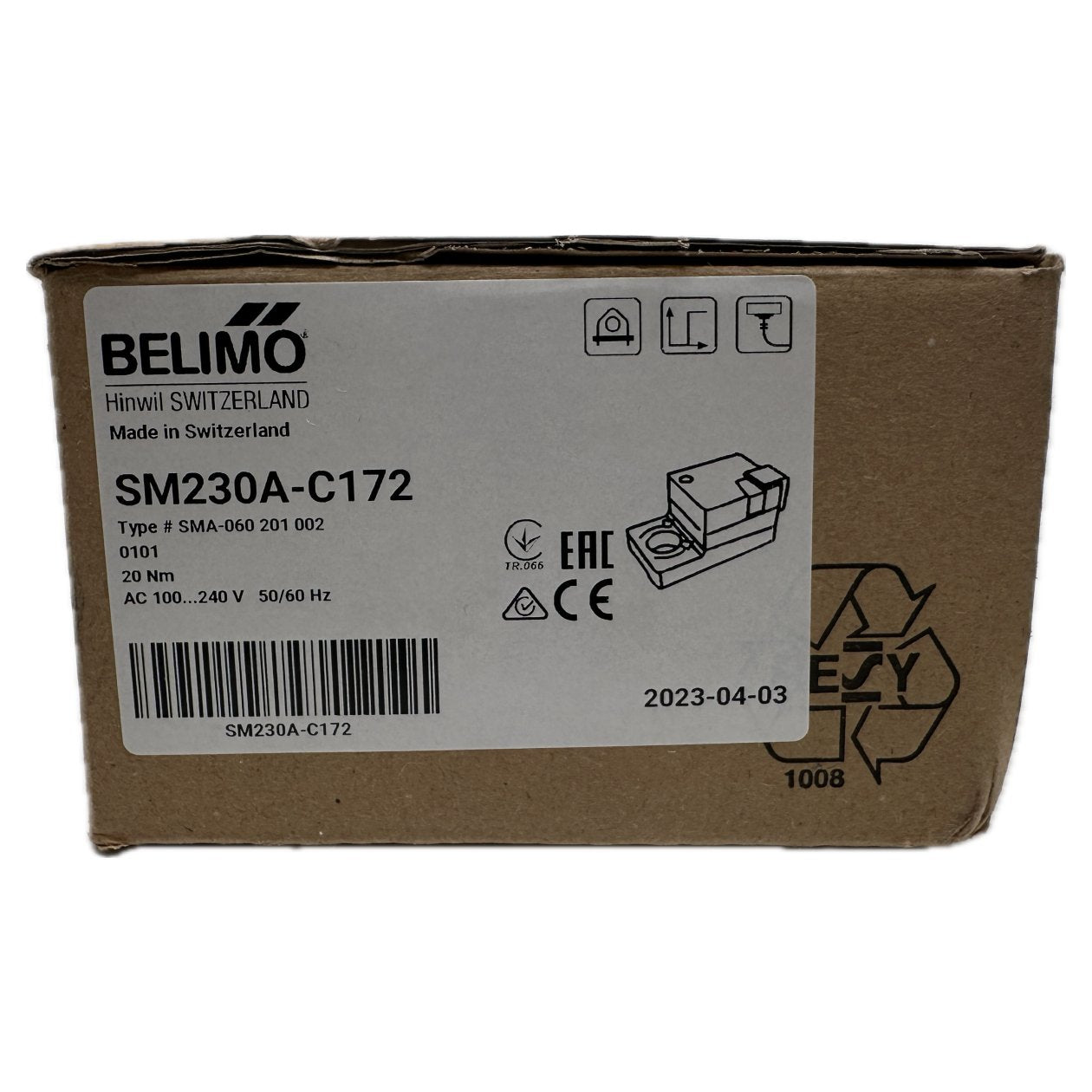 Klappenantrieb BELIMO SM230A-C172 20Nm_4