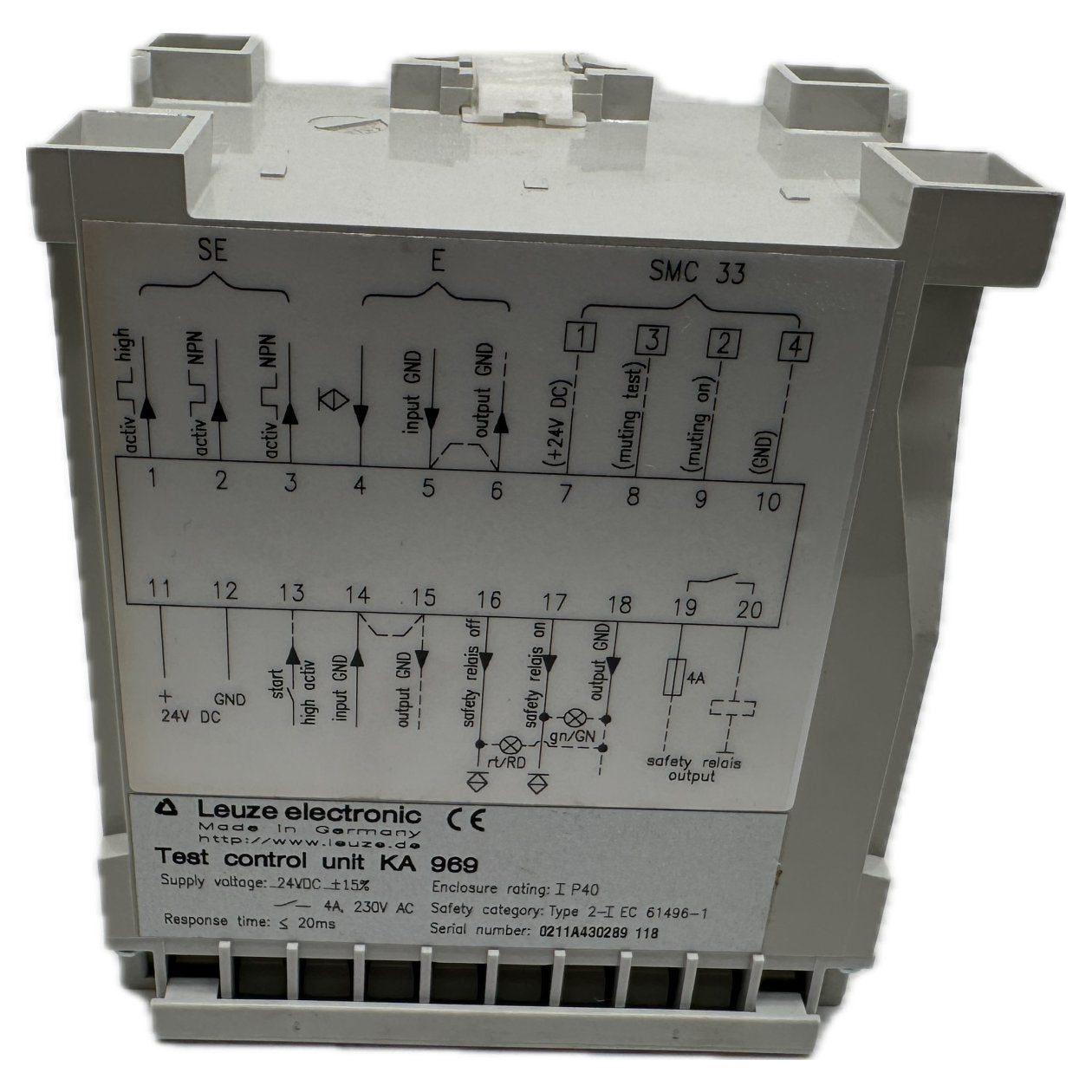 Steurungseinehit Leuze KA 969 24VDC_4