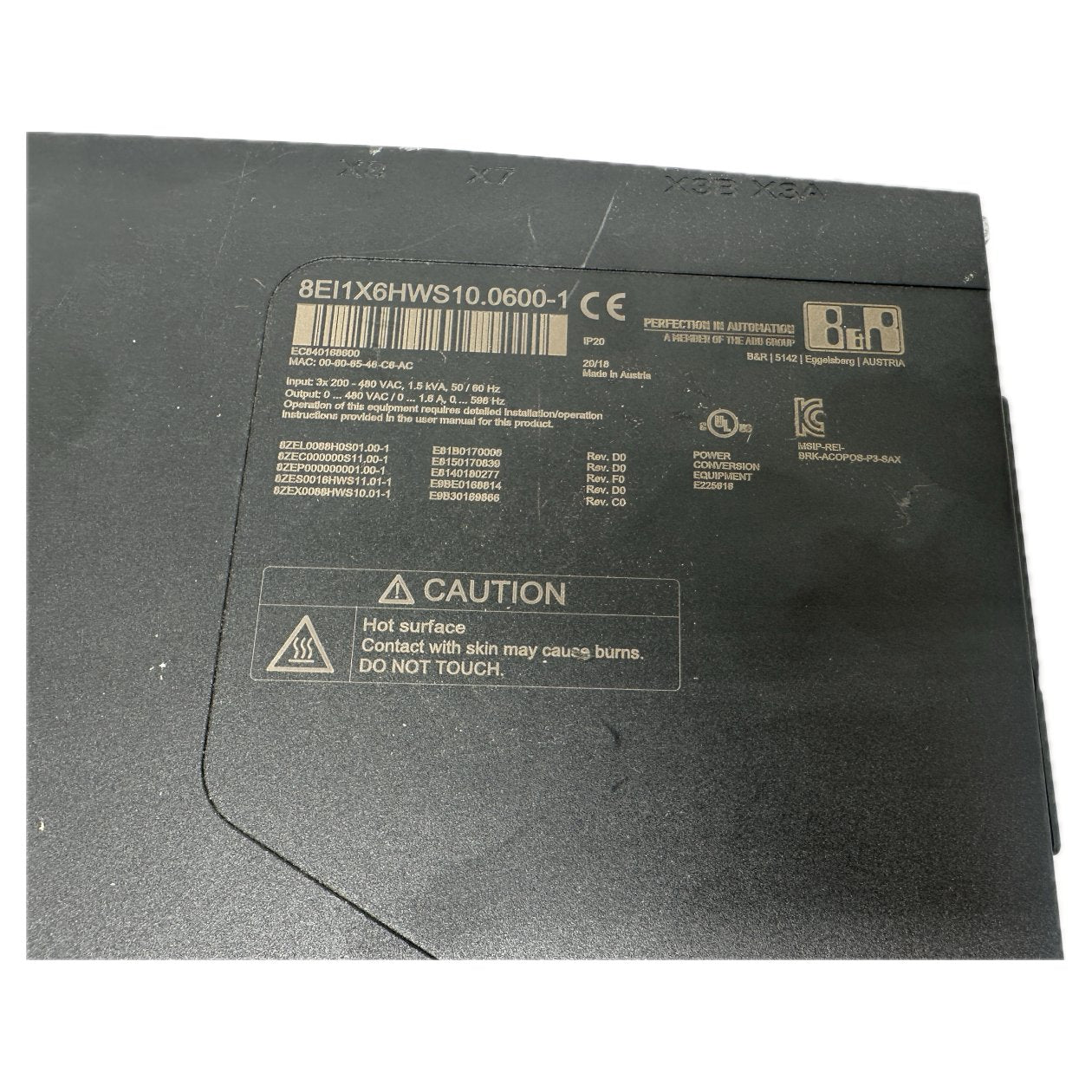 Servoverstärker B&R 8EI1X6HWS10.0600-1_5