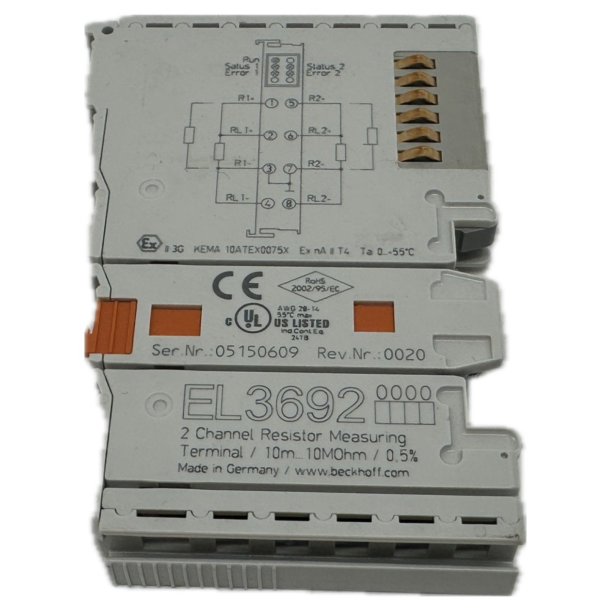 LK3803 2 Channel Resistor Measuring Beckhoff EL3692