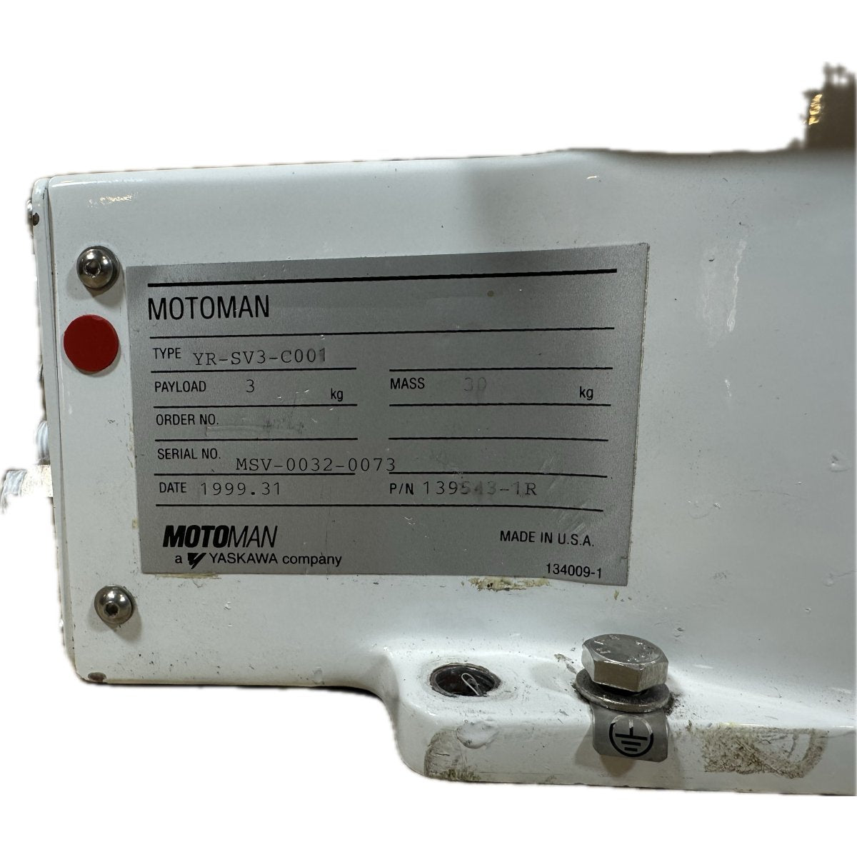 Motoman YR-SV3-C001-4