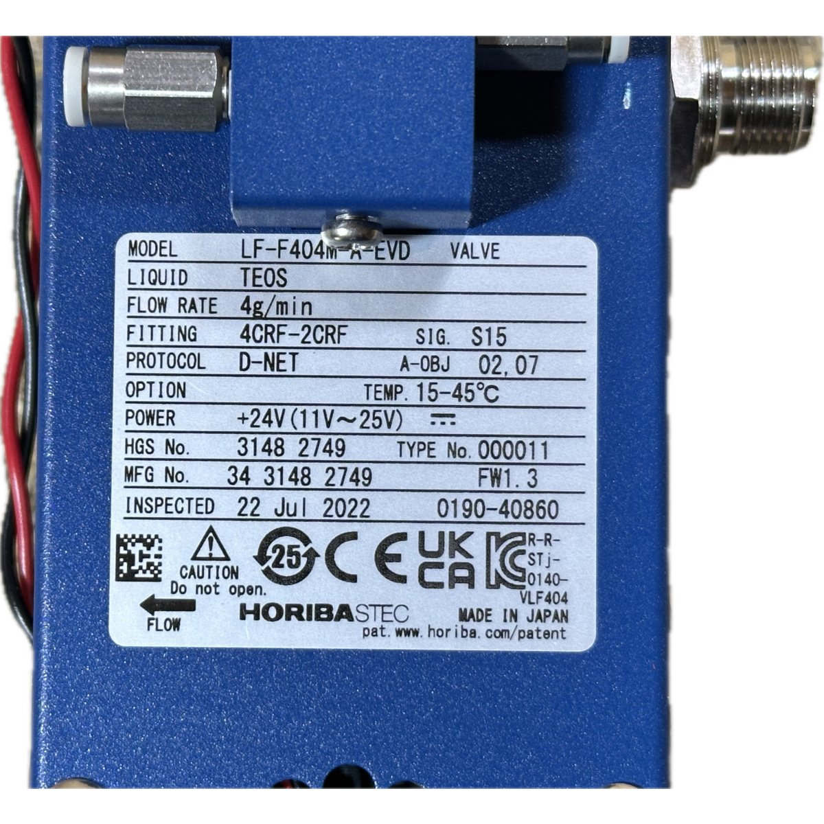 Horiba LF-F404M-A-EVD-4