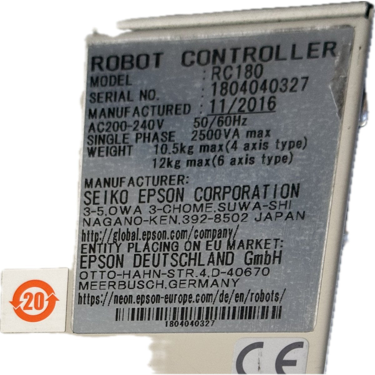 Seiko Epson RC180 G6-653S-4