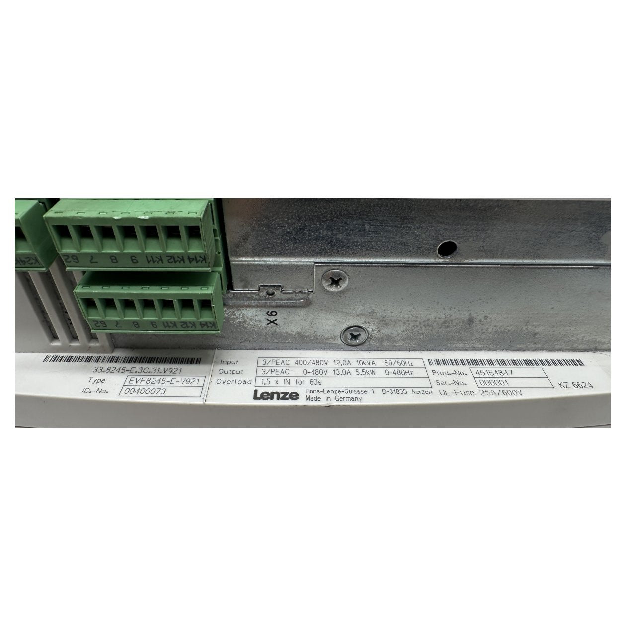 Frequenzumrichter Lenze EVF8244-E-V921 33.8245-E.3C.31.V921 5,5kW 0-480Hz_5