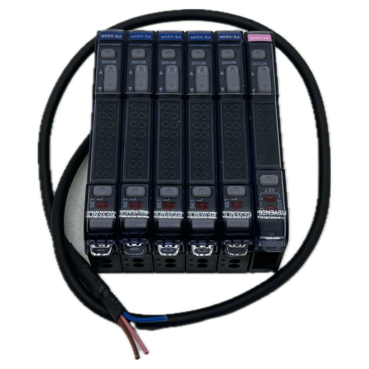 LK4033 Posten 5 Stück Amplifier Keyence AP-V41A FS-V20R