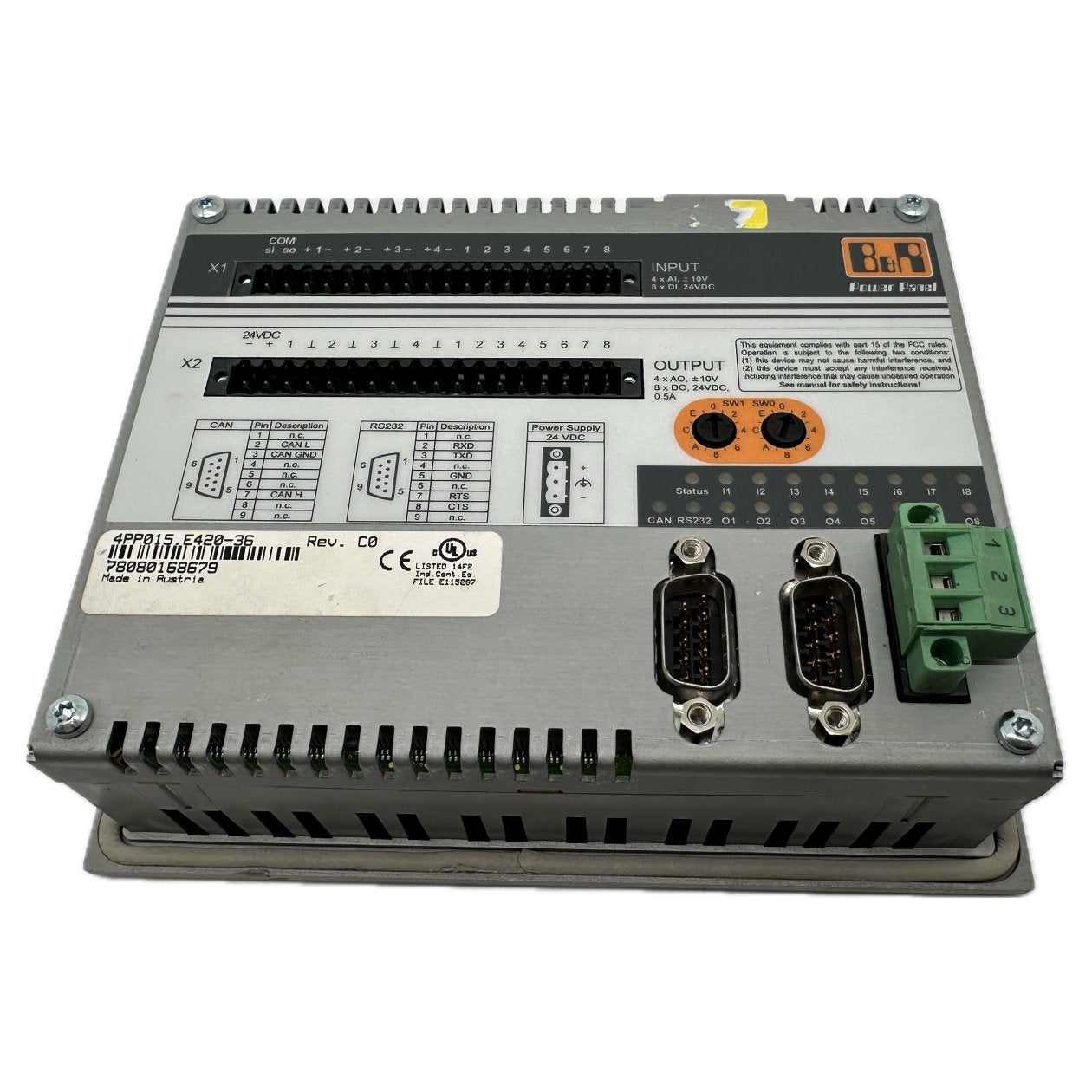 Bedienpanel B&R 4PP015.E420-36 Rev. C0_4