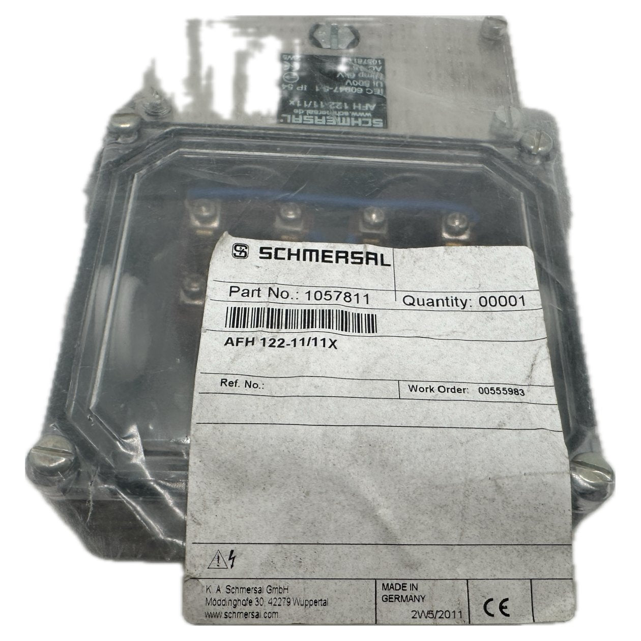 Feinstellschalter Schmersal AFH 122-11/11X Karton fehlt_2