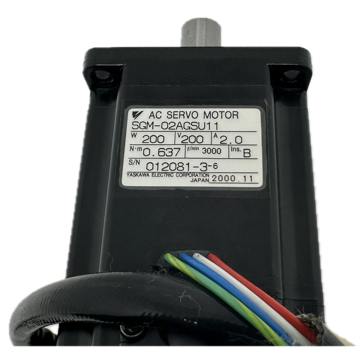 Servomotor Yaskawa SGM-02AGSU11 D 14mm L 28mm_3