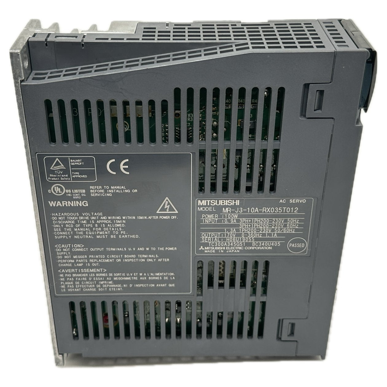 Servoregler Mitsubishi MR-J3-10A-RX035T012_3