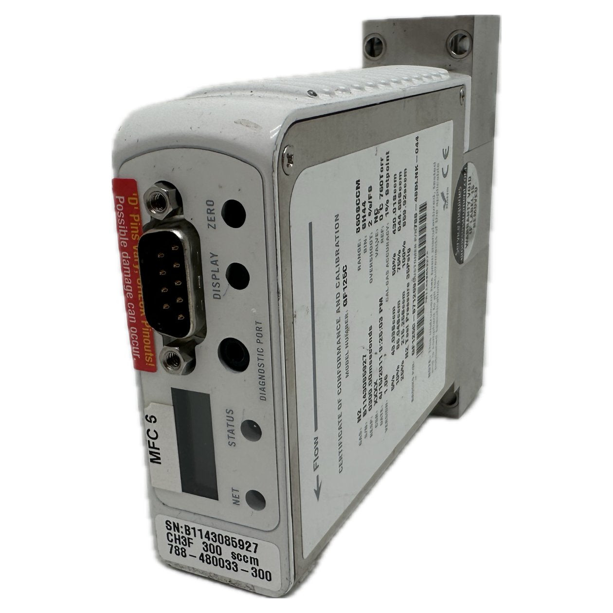 LK4159 Massenflussregler Mass Flow Controller Celerity GF125C-871269 N2 860SCCM