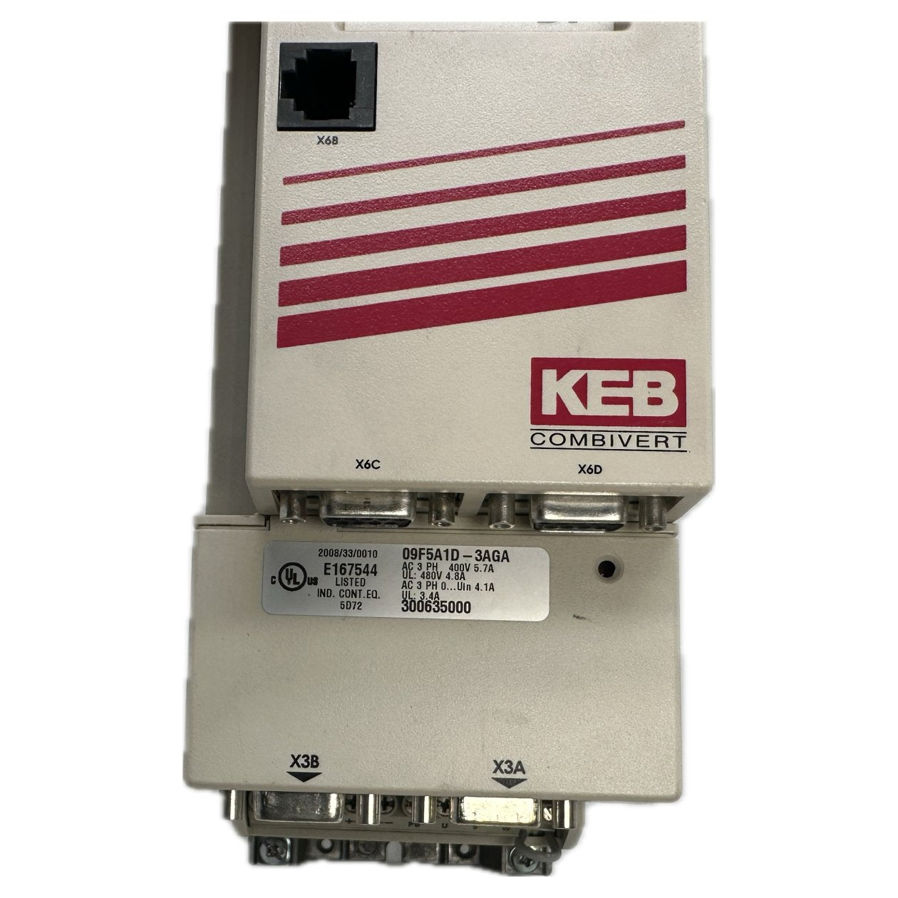 Inverter KEB Combivert KEB 09.F5.A1D-3AGA 00.F5.060-3100_3