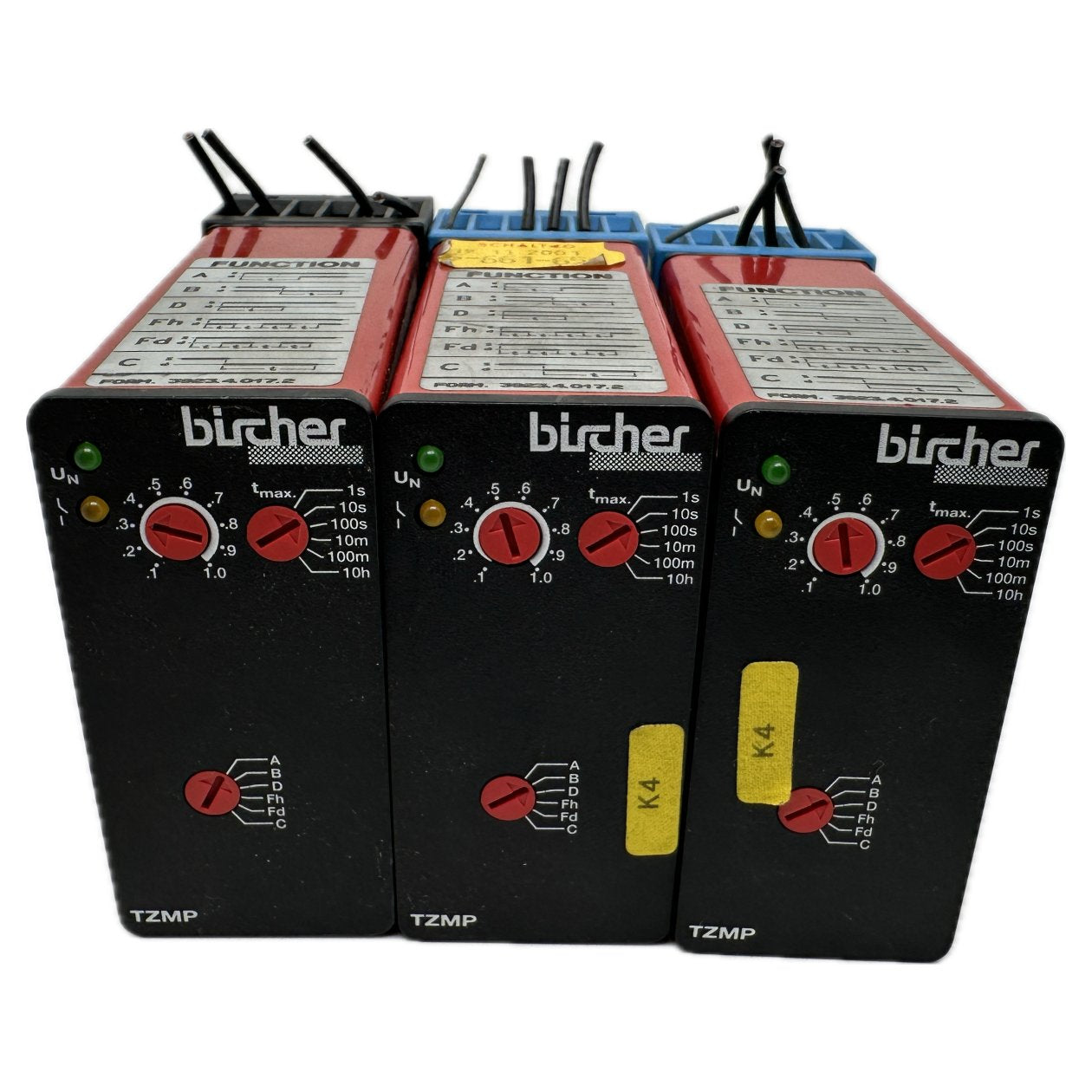 LK4179 Posten 3 Stück Zeitrelais Bircher TZMP24-48ACDC