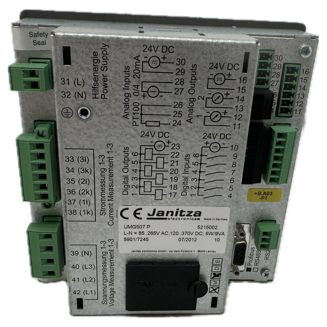 Universal Measuring Device Janitza UMG507 P_3
