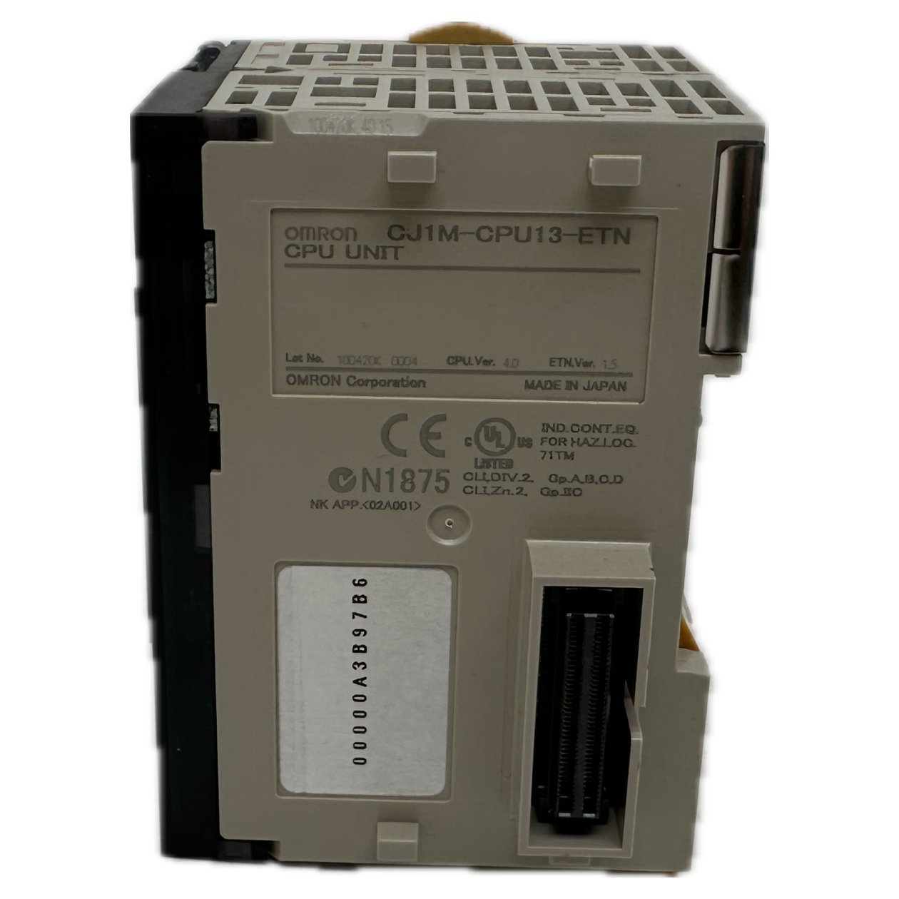 Programmable Controller Omron CJ1M CPU13-ETN SYSMAC_4